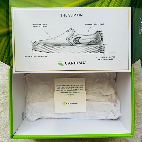 Cariuma Off-White Canvas Slip-Ons - Picture 7 of 8